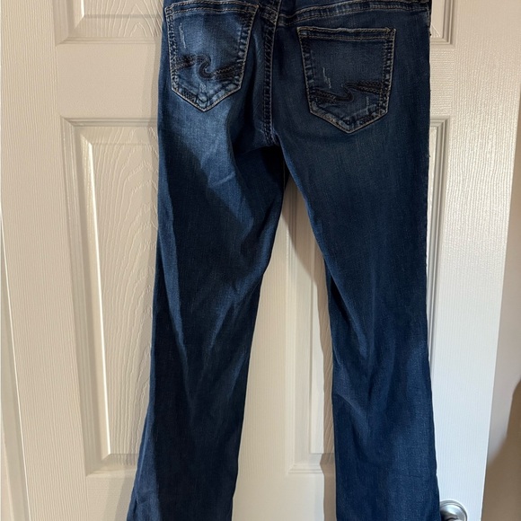 Silver Jeans Women's Dark Blue Boot Cut Jeans - Picture 10 of 11